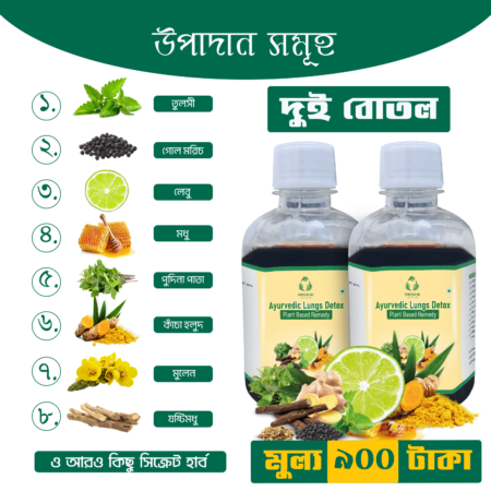 Ayurvedic Lungs Detox -200 Ml - 2 Bottle